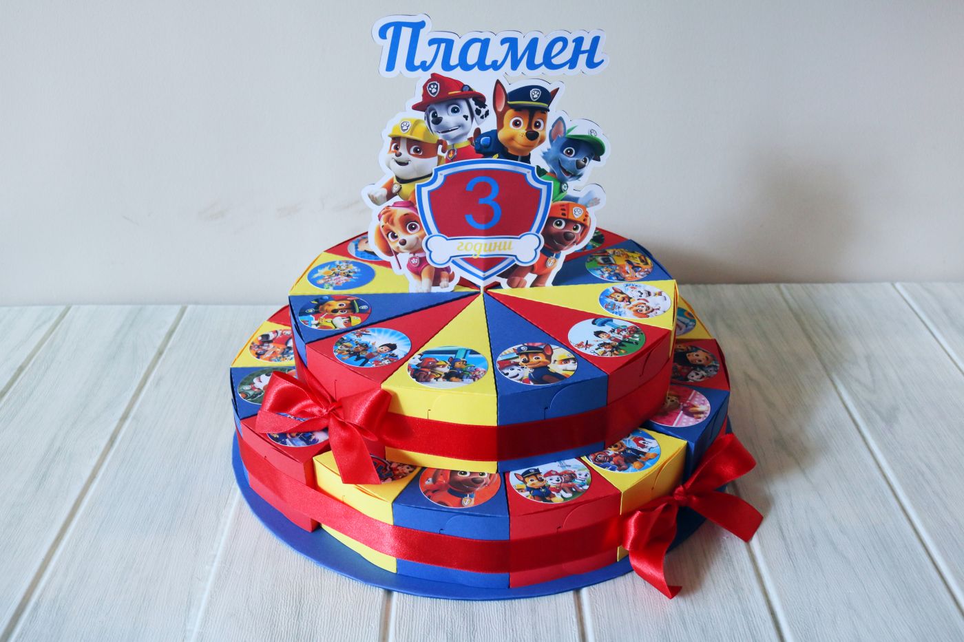 Картонена торта Пес патрул
